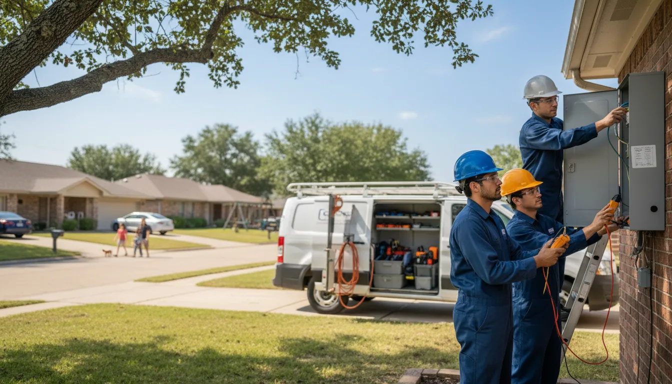 Certified electrician providing emergency electrical services in Garber, OK